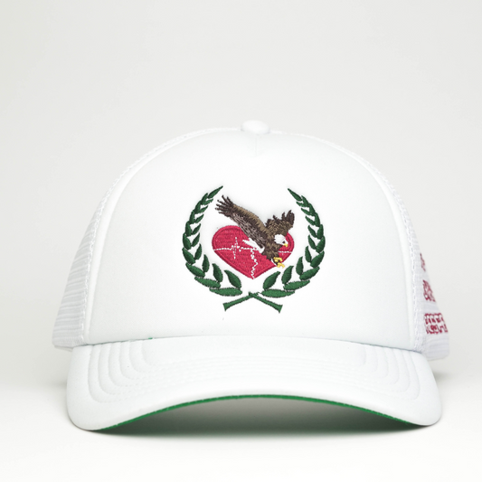 White 207 Trucker Hat